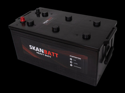Skanbatt Startbatteri 12V 220Ah 1200Cca (514X275X220/240Mm) +Høyre