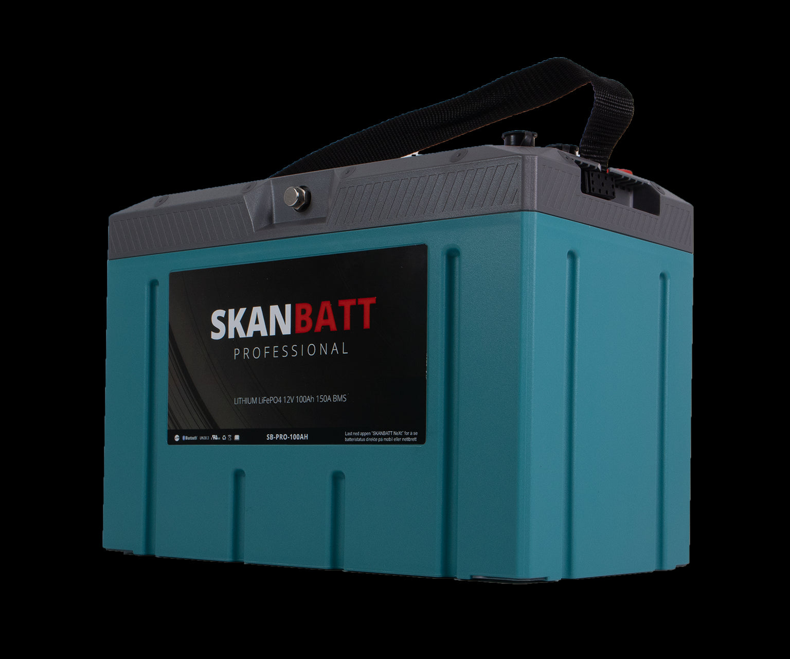 SKANBATT Lithium Professional IP67 12V 100Ah 150A BMS - HEAT - Image 3