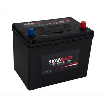 SKANBATT EFB Startbatteri 12V 80AH 730CCA (260x174x225mm) +R