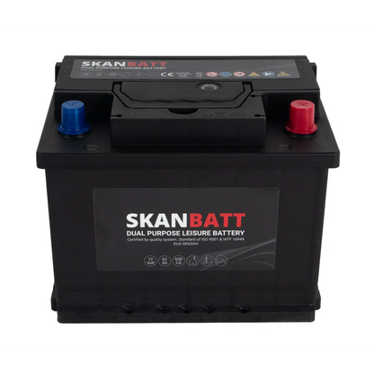 SKANBATT Dual Purpose 12V 62AH 630CA (242x175x190mm) +R