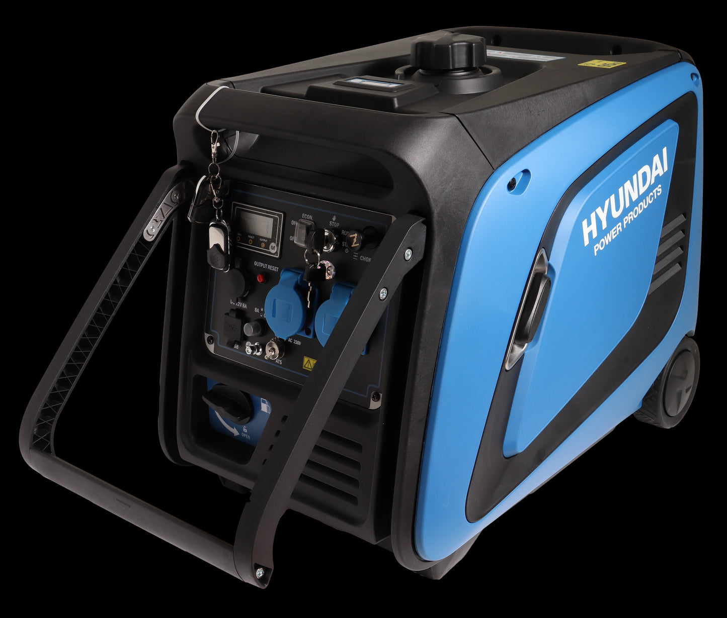 HYUNDAI HY3900SEi Inverter Aggregat 3900W - Elektrisk start og Fjernkontroll - ATS - Image 3