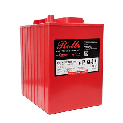 Rolls 6-Fs-Gc-Din Deep Cycle Batteri 6V 250Ah shown in product view
