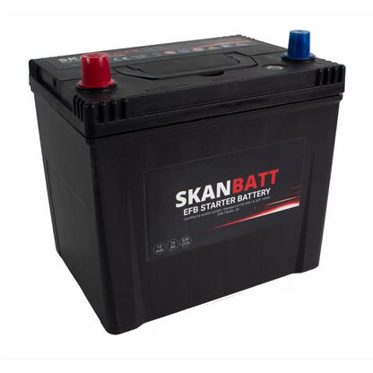 SKANBATT EFB Startbatteri 12V 73AH 630CCA (232x173x225mm) +L