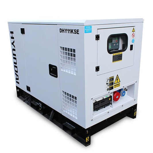 HYUNDAI DHY11KSEm Diesel strømaggregat 11kVA 230V 1-Fase - 1500RPM - Vannkjølt - Image 1