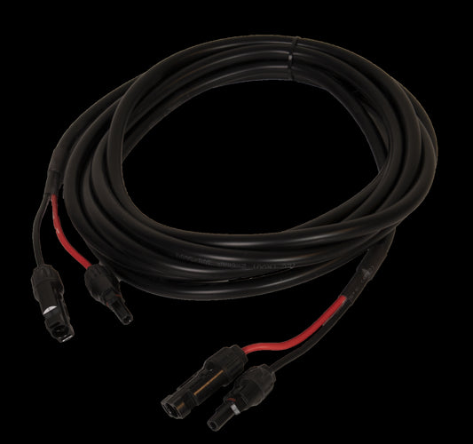 PV Kabel skjøt 5m (MC4 hann + MC4 hunn) - Image 1