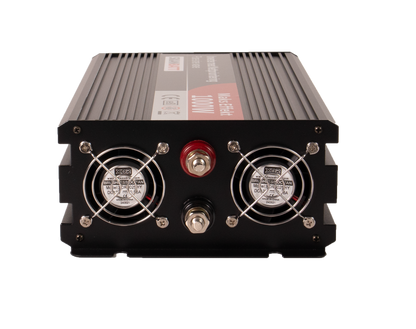 Skanbatt Inverter 12V 1000W Ren Sinus Med Nettprioritering Og Trådløs Fjernkontroll shown in detail view