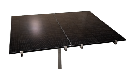 Bakkestativ Til Solcelle 2X410W Skanbatt/Csun shown in angle view