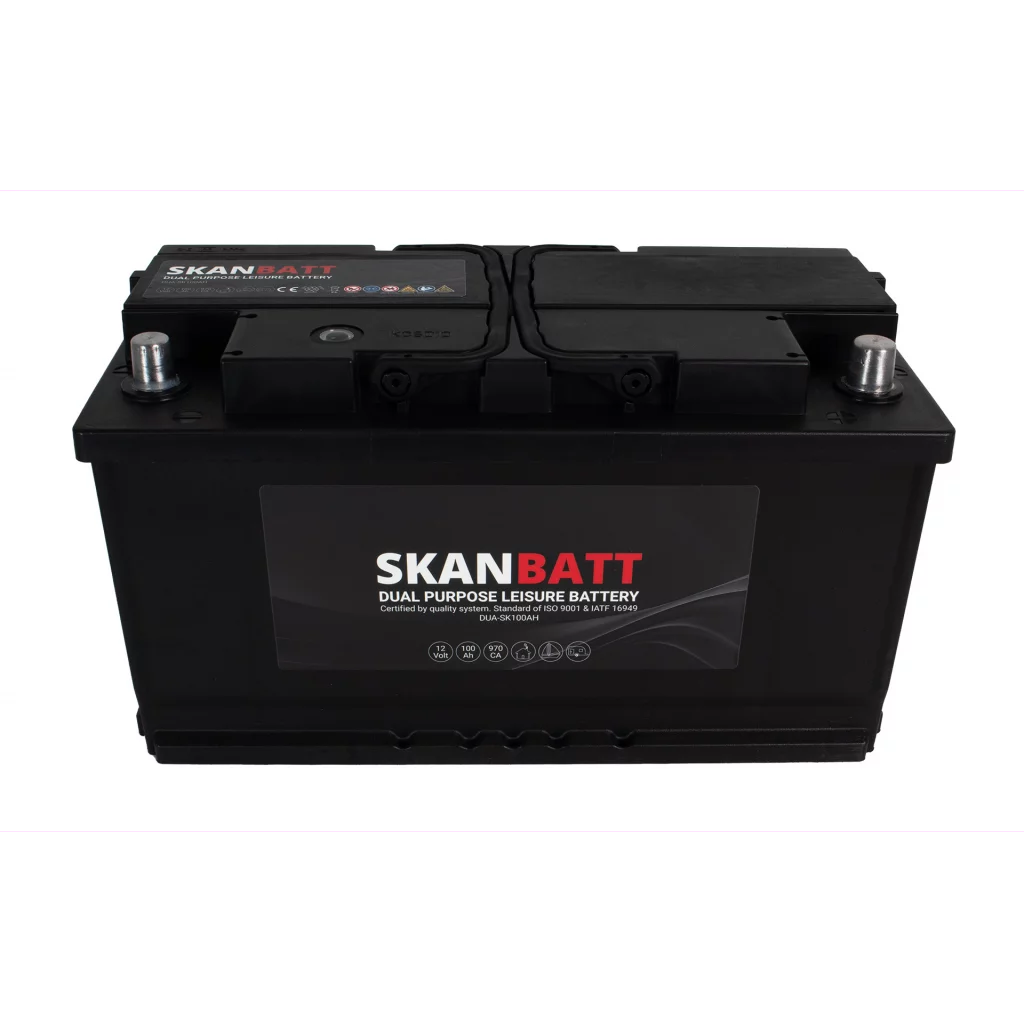 SKANBATT Dual Purpose 12V 100AH 970CA (353x175x190mm) +R