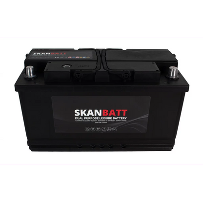 SKANBATT Dual Purpose 12V 100AH 970CA (353x175x190mm) +R