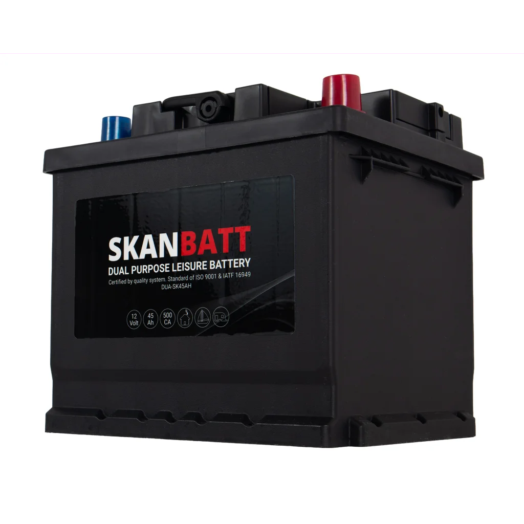 SKANBATT Dual Purpose 12V 45AH 500CA (207x175x190mm) +R