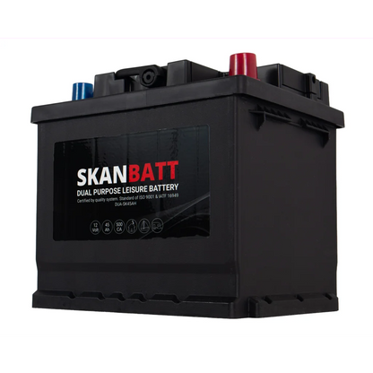 SKANBATT Dual Purpose 12V 45AH 500CA (207x175x190mm) +R