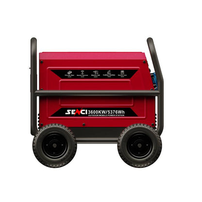 SENCI Lithium LPS 3840Wh Power Station med 3600W (7200W) sinus inverter - HD Utebruk shown in product view image 3