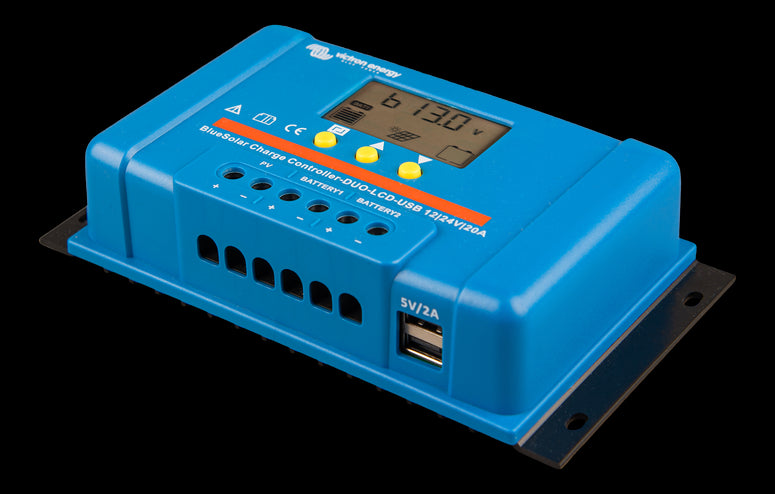 VICTRON BlueSolar PWM DUO-LCD&USB 12/24V-20A - Image 3