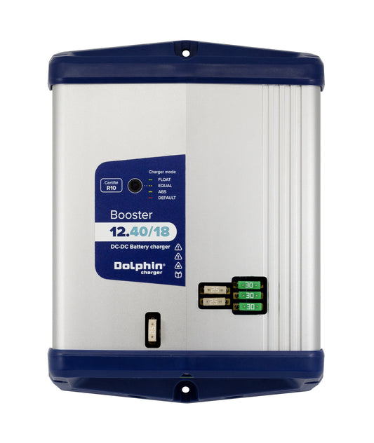 DOLPHIN Booster DC-DC 12V 40A/18A - 2 Utganger