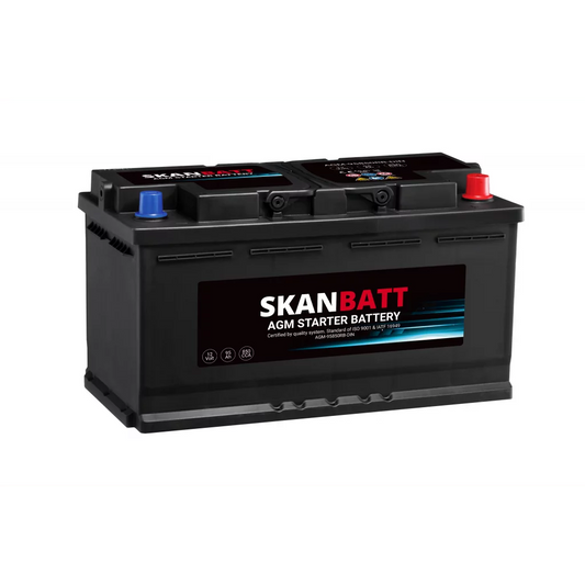 SKANBATT AGM Startbatteri 12V 95AH 850CCA +R shown in product view