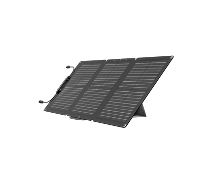 Ecoflow Sammenleggbart Solcellepanel 60W shown in angle view