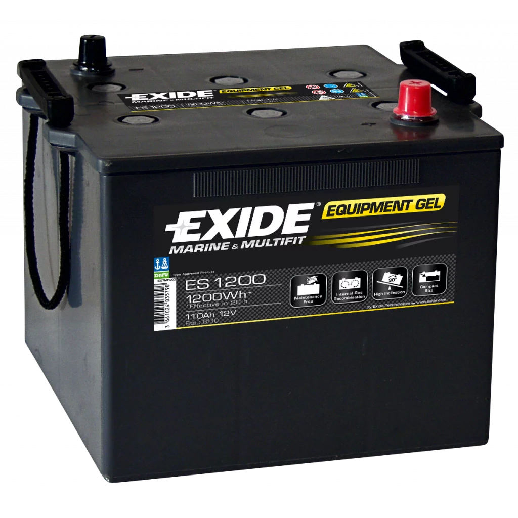 Produktbilde av EXIDE GEL Batteri 12V 110AH (284x267x235mm) +diagonalt