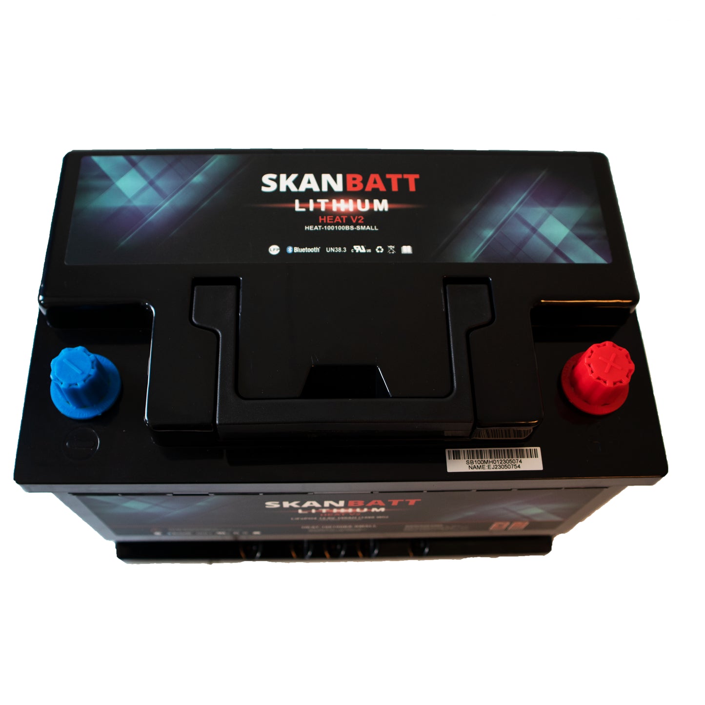 SKANBATT V2 Lithium HEAT Batteri 12V 100Ah 100A BMS - SMALL (279x176x190mm) - Image 2