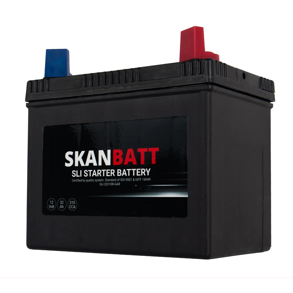 SKANBATT Garden 12V 32AH 310CCA (197x129x185mm) +R - Plenklipper