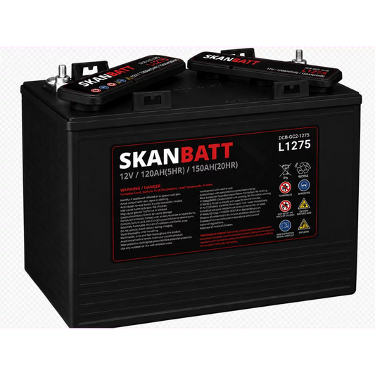 SKANBATT L1275 Deep Cycle Batteri 12V 150Ah (329x181x276mm)
