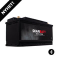 SKANBATT Base Lithium - 12V 100Ah 100A BMS - 352x175x190mm - Bluetooth - 3 Års garanti - Bobil
