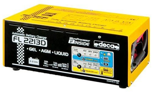 DECA Elektronisk Batterilader 6V/12V/24V 22A (319800) - Image 1
