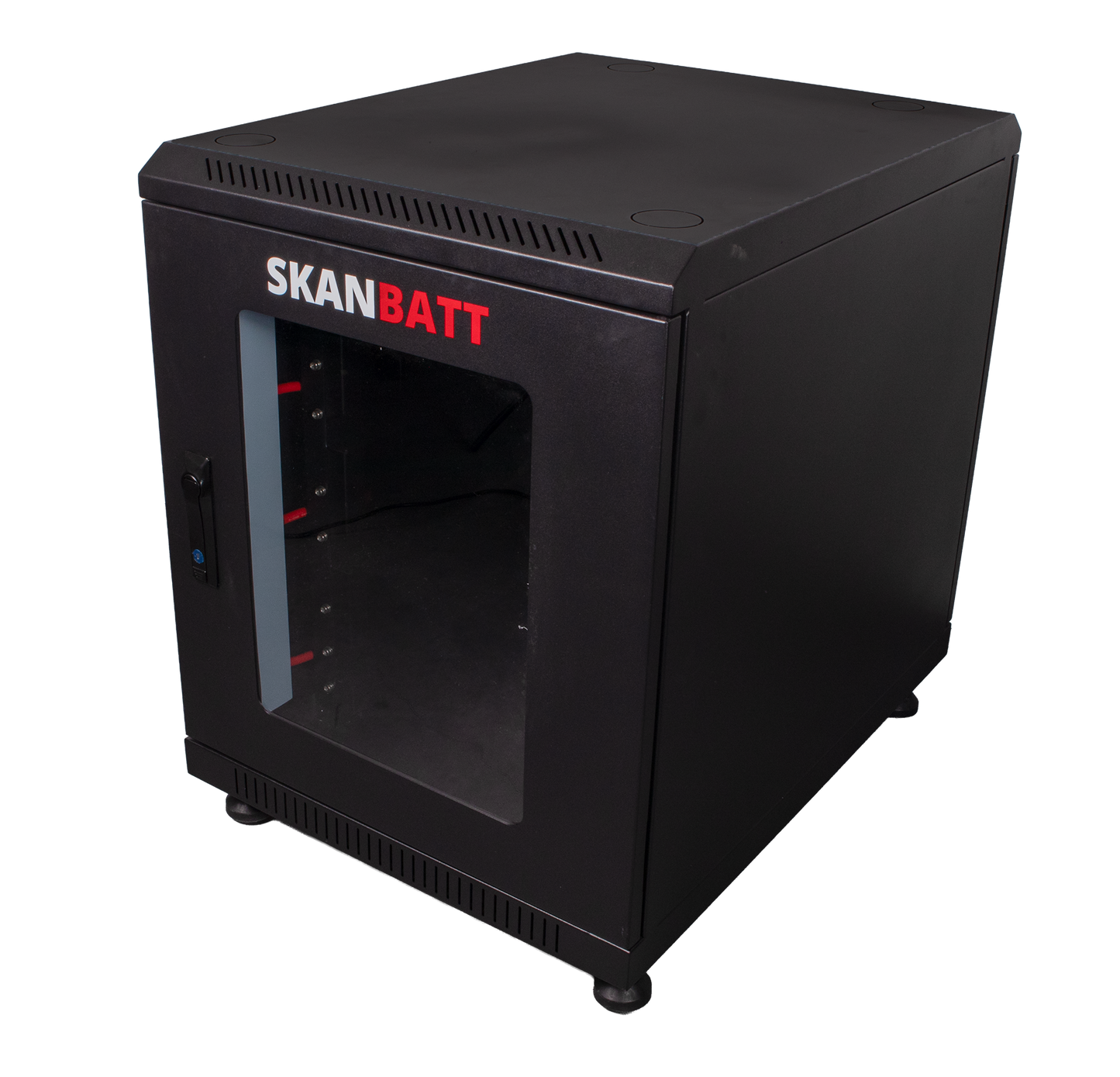 SKANBATT Kabinett/batteriskap for 4 stk SKANBATT Lithium 3U Rack