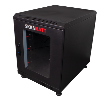 SKANBATT Kabinett/batteriskap for 4 stk SKANBATT Lithium 3U Rack