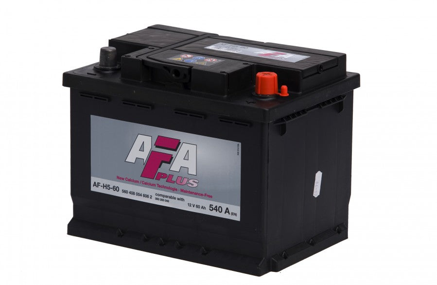 AFA Plus Batteri 12V 56AH 480CCA (242x175x190/190mm) +høyre - Image 1