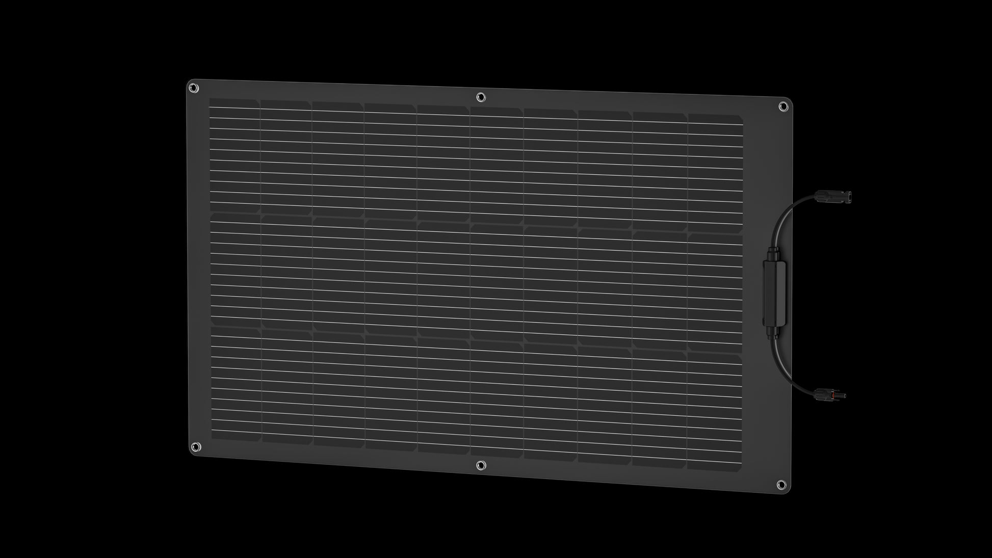 ECOFLOW Fleksibelt Solcellepanel 100W - Image 2