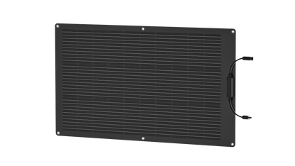 Ecoflow Fleksibelt Solcellepanel 100W shown in angle view