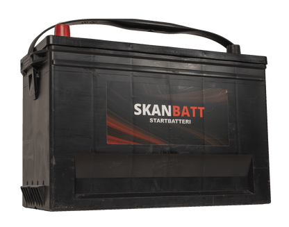 Skanbatt Mf50-600 Startbatteri 12V 80Ah 600Cca +Venstre shown in angle view
