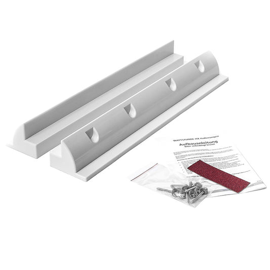 Festebrakett til solcelle takmontering 55CM (sett) - Plast (hvit) (TP-ABS-010) - Image 1