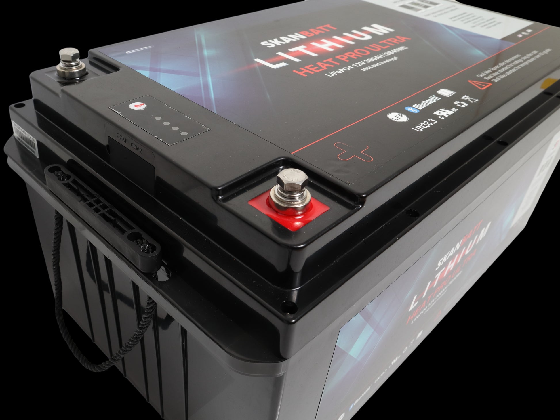 SKANBATT Lithium HEAT PRO Ultra 12V 300AH - CAN Bus - 400A (<3s) - 8 års garanti - Image 3