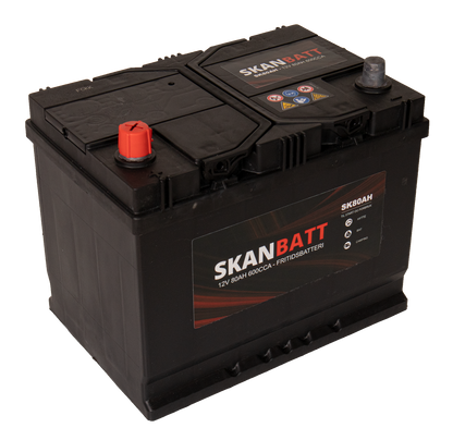 Skanbatt Fritidsbatteri 12V 80Ah 600Cca +Venstre shown in product view