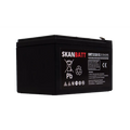 SKANBATT AGM Batteri 12V 12AH (151x98x95mm) F2