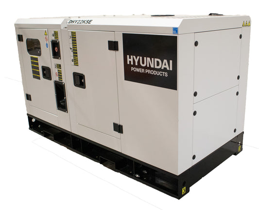 Hyundai Dhy22Kse Diesel Strømaggregat 22Kva 230V 3-Fas - 1500Rpm - Vannkjølt shown in product view