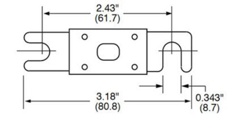 VICTRON CNN Sikring 325A/80V for Lynx shunt - Image 1