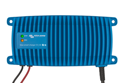 Victron Blue Smart Ip67 Batterilader 12V 25A M/Bluetooth shown in angle view