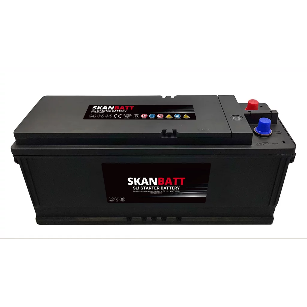 SKANBATT SLI HD Startbatteri 12V 135AH 910CCA +R shown in product view