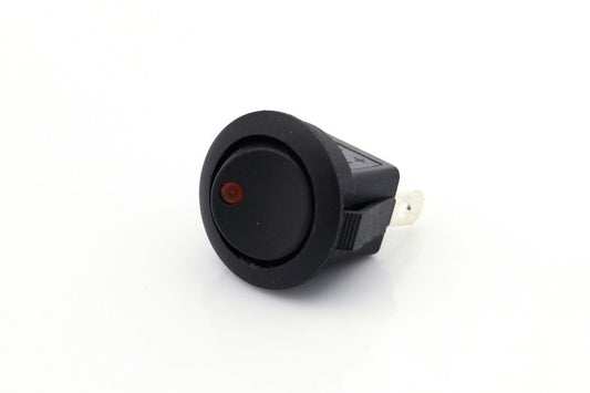 Mini vippebryter 12V / 16A LED gult på-av - Image 1