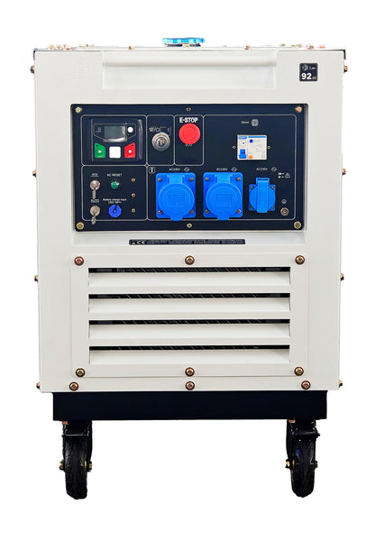 HYUNDAI DHY11000SEi Diesel Inverter Strømaggregat 8000W - Elektrisk start - Forvarming - ATS
