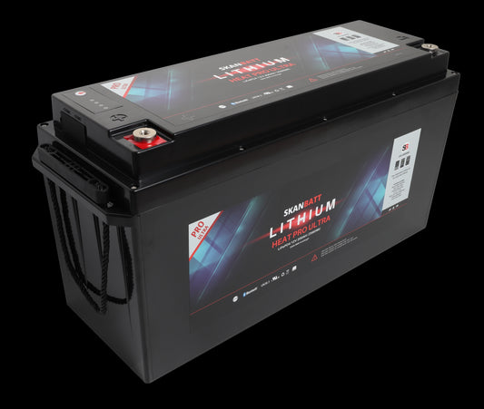 SKANBATT Lithium HEAT PRO 'Ultra' 12V 200AH - CAN Bus - 400A (<3s) - 8 års garanti - Image 1