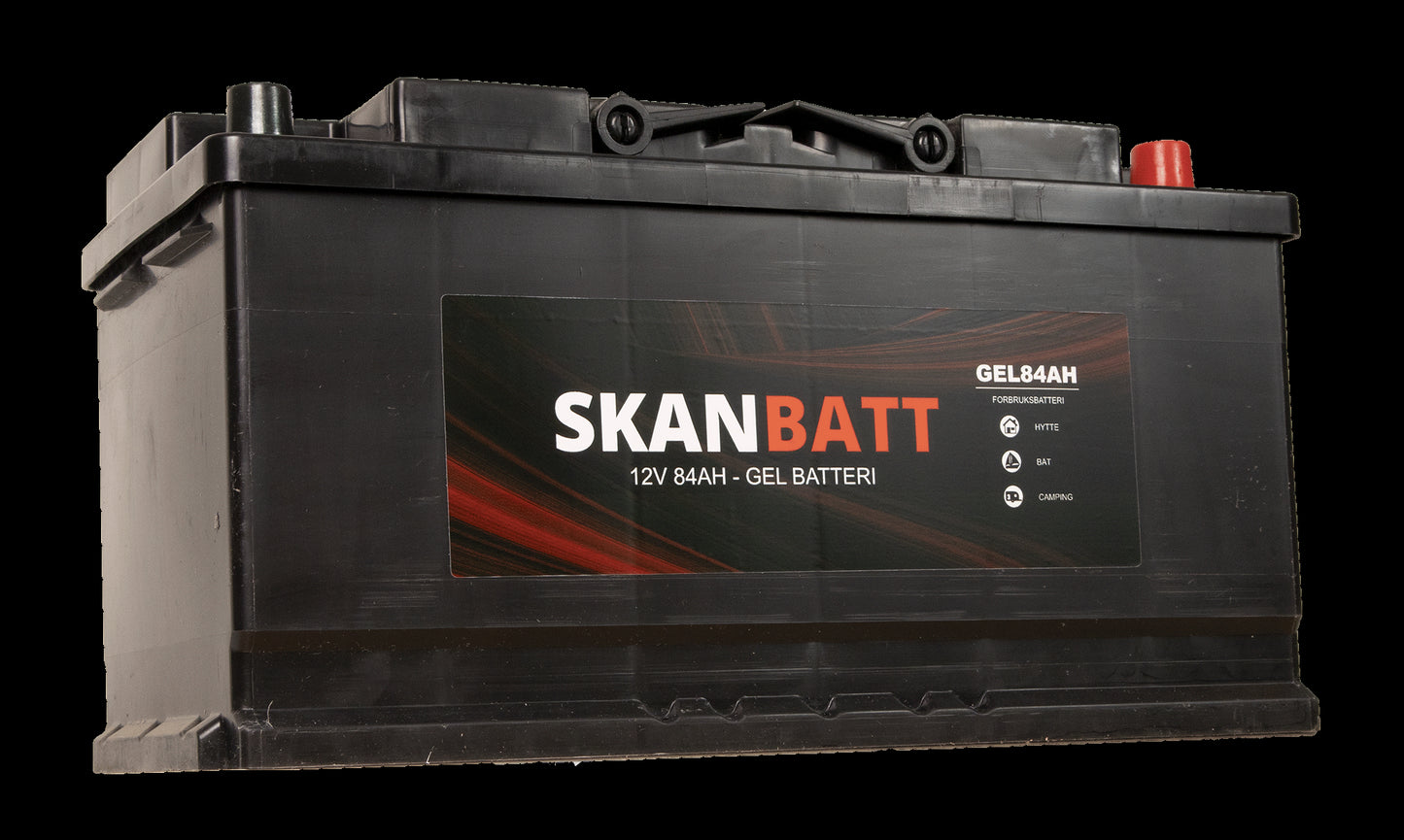 SKANBATT GEL Batteri 12V 84AH (353x175x190mm) +høyre - Image 4