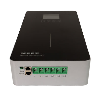 Skanbatt Mppt Regulator 12/24/36/48V 80A - Wifi - Bluetooth shown in angle view