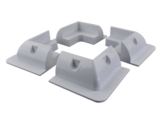 Hjørnebrakett Til Solcelle (Sett) - Hvit shown in product view