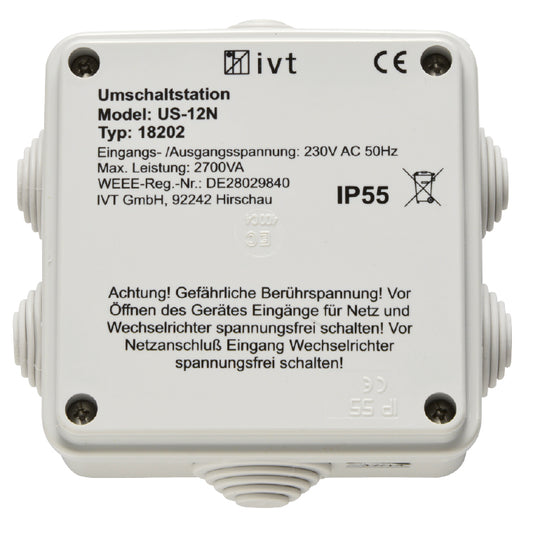 IVT Transfer Switch 2700VA US-12N - Image 1