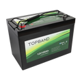 KUPP TOPBAND Lithium HEAT PRO - 12V 100AH - 150A BMS - Bluetooth og Varme