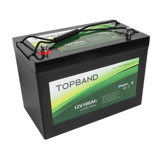 KUPP TOPBAND Lithium HEAT PRO - 12V 100AH - 150A BMS - Bluetooth og Varme shown in product view