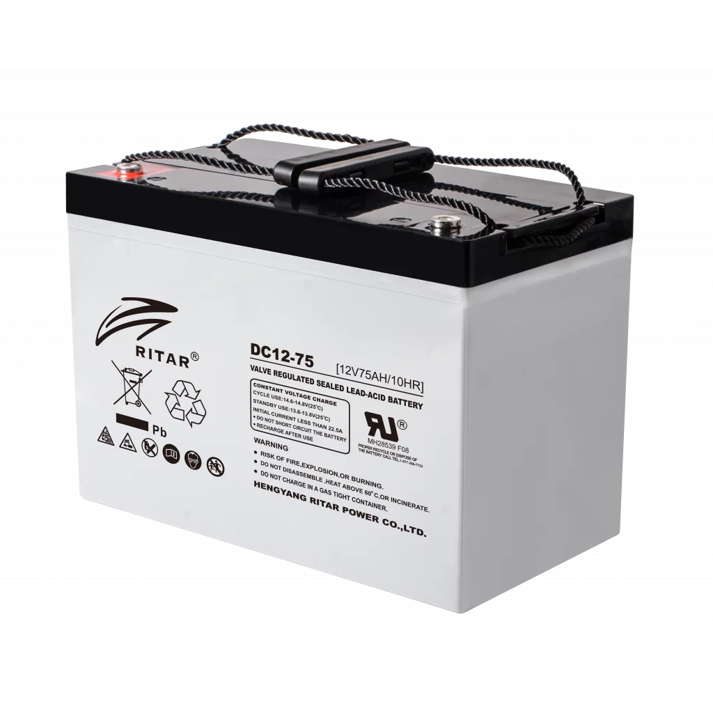 ritar-agm-deep-cycle-batteri-12v-75ah-c10-259x169x210mm-venstre